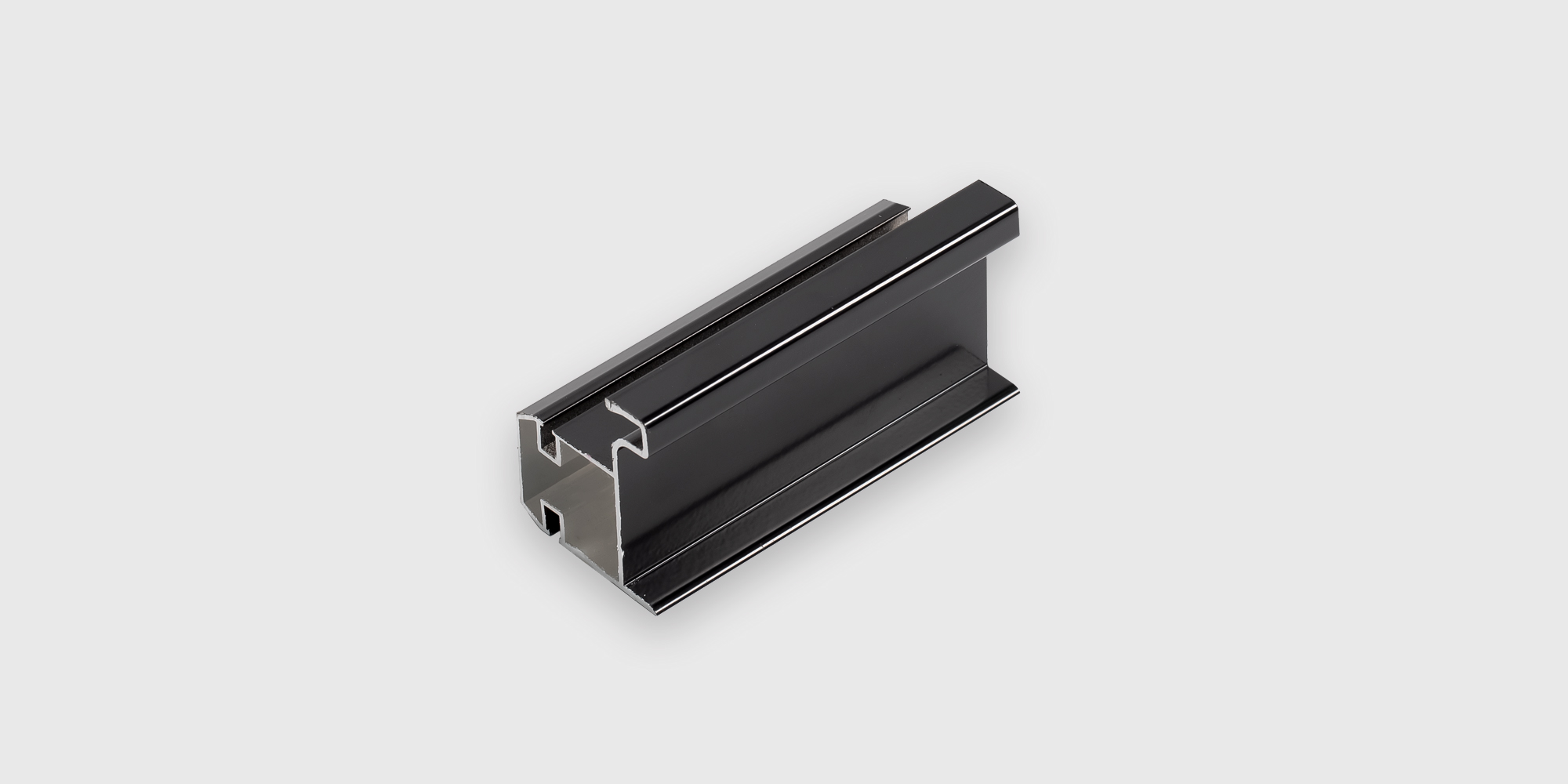 e.Gola vertical 1 aripa negru 4750 mm